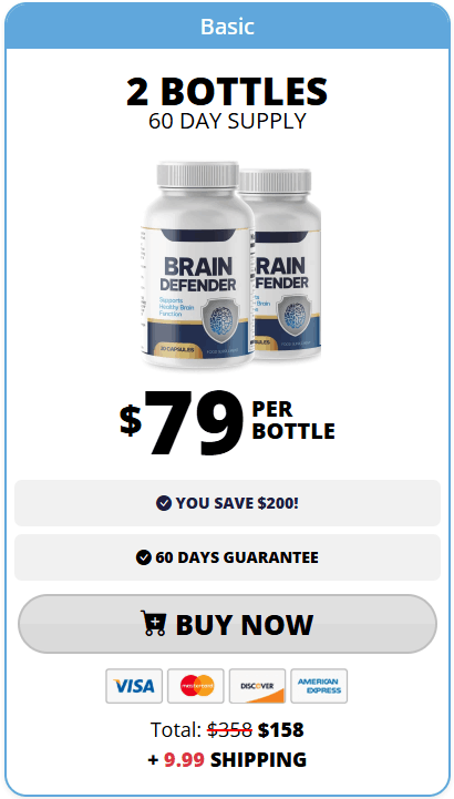 BrainDefender 1-Bottle Price